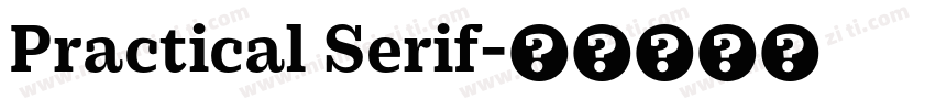 Practical Serif字体转换